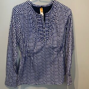 Lucy Brand Plaid Top